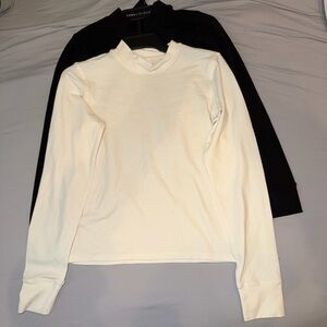 Yogalicious Sugar Swizzle and Black Long Sleeve Top